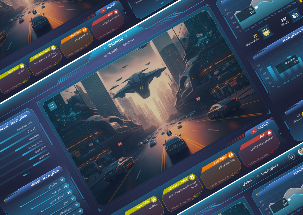 HUD & FUI Design - Futuristic User Interface ar azad branding dashboard design fui futuristic graphic design heads up display hud mohammad mohammad azad ui ui design ux ux design website