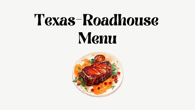 Texas-Roadhouse Menu food