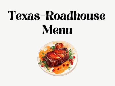 Texas-Roadhouse Menu food