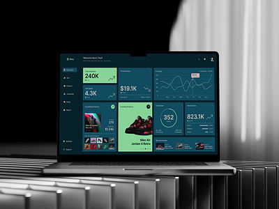 Wxey - E-Commerce Dashboard Design dashboard design ecommerce ecommerce dashboard ecommerce dashboard design shoe stroe dashboard trending design ui ui design ui ux web design website design