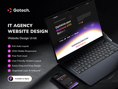 IT Software Agency Website UI Design agency agency landing page agency website figma information technology it website landing page landing page design landing page ui software ui ui design ui ux uiux ux website website ui website ui design