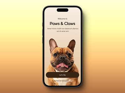 🐕‍🦺 Paws & Claws - Pet Care App android app app design app development branding figma ios app landing page mobile deisgn pet care pet shop splash screen ui design ux design web design website design