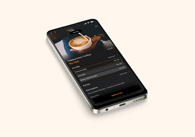 Coffee Mobile App Design app appdesign branding coffee design developer dribbble figma freelancing graphic design pinterest ui uiux userexperience userinterface