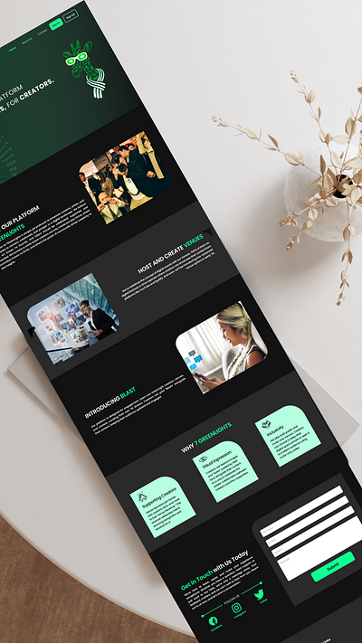 Green Light Landing Page