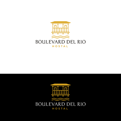 Boulevard del Riov Hostal Logo simple