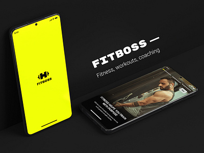 Fitboss Mobile UI design leader mobile ui mobile ui design mobile uiux ui ui design ux web ui