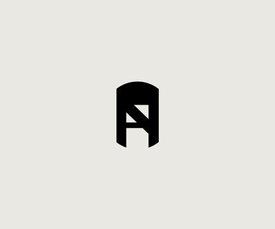 "N A" lettermark logo branding design graphic design icon logo logo design typography