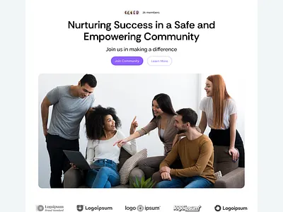 Forge: Community Website Design design landing page ui uidesign uiux web web design