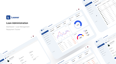 Loan Admin Dashboard admin admindashboard app dashboard design loan loanadmin loandashboard loandetails product productdesign repayment tracker ui uiux webapp