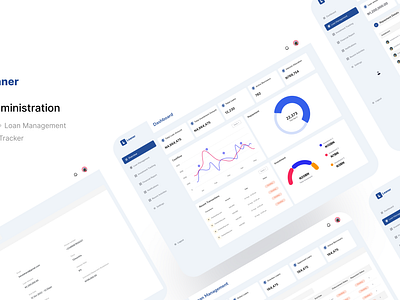 Loan Admin Dashboard admin admindashboard app dashboard design loan loanadmin loandashboard loandetails product productdesign repayment tracker ui uiux webapp