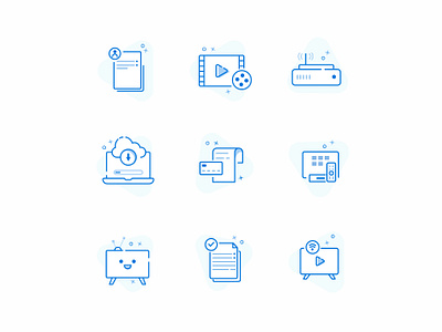 Icon Set for Namava Q&A Page design icon ui uiux