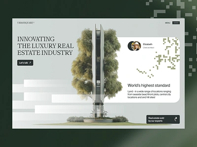 Innovative Design Concept for Luxury Real Estate apartment business corporate website design graphic design landing page modern web real estate real estate agency real estate website realestate realty residence startup ui ux web web design webdesign website