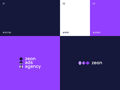 zeon ads agency ads agency arrow brand branding identity logo logo design logotype marketing zeon