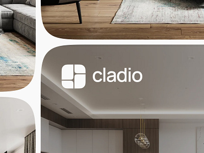 cladio brand branding cladio design identity interior logo logo design logotype