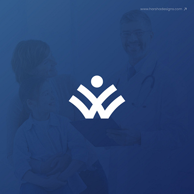 Western Hospital Logo Design branding cafe clean corporate design elegant graphic design health hospital logo medical minimal