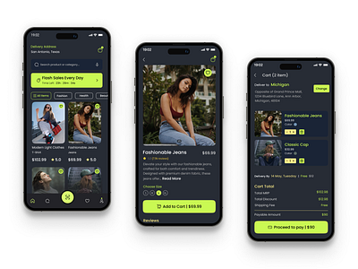 Gizmo — Ecommerce Mobile App ecommerce mobile application mobile app mobile app design mobile application mobile ecommerce mobile ui trending design