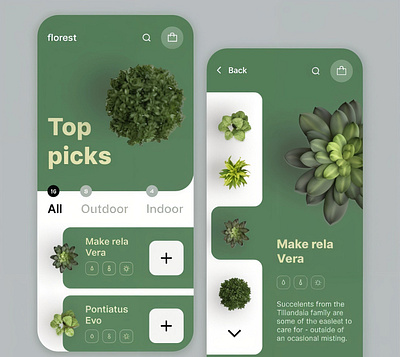 Plants Nursery Mobile App UI 3d animation app ui branding creative design creative ui graphic design logo mobile app mobile app ui motion graphics nursery app plant app ui uiux