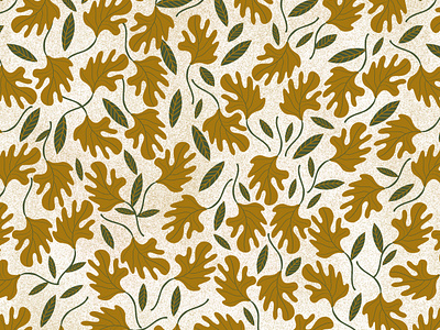 Fall Foliage Pattern autumn fall hand drawn pattern seasons surface pattern design