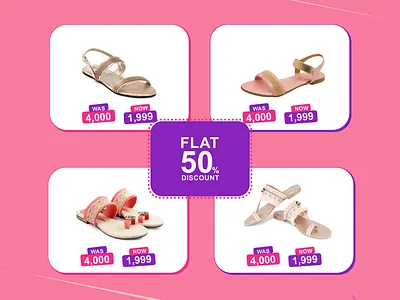 Shoes Sale Banner, Social Media Post banner branding graphic design illustration instagram post deisgn shoes sale social media post