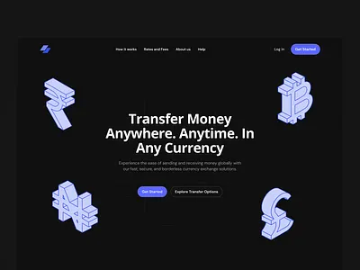 Hero section design exploration app design product design ui uiux ux webdesign