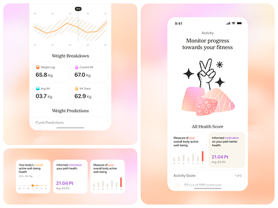 Health Care App app apps apps design diagnosis doctor health app health overview healthcare medical care medical stats minimal mobile mobile app mobile application mobile ui monitoring nutrition sajon ui ux