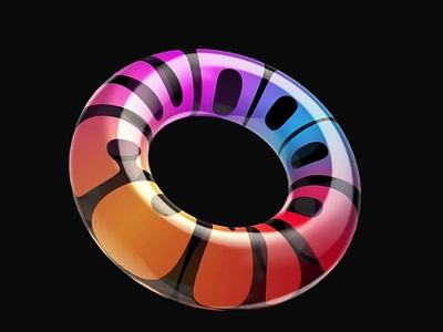 Word Ring animation cheee eyecandy gloss ring spline splinetool typography web word