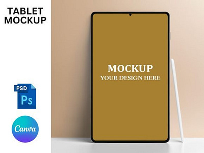 Tablet Device Mockup #06 angle background frame isolated modern perspective presentation screen showcase template ui ux