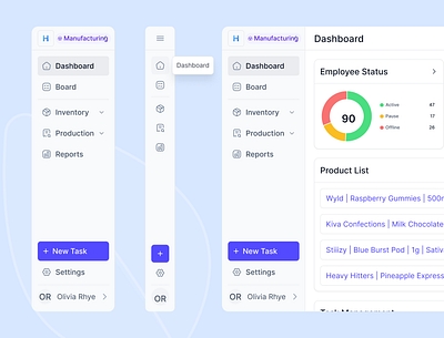 Weed Manufactirung App Components agriculture agritech ai app app design dashboard interface design product design ui uidesign user experience user interface ux uxdesign weed weed farming weed farming app