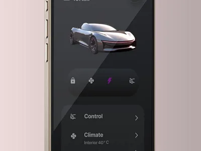 Tesla application re-design design product design product designer tesla ui ux