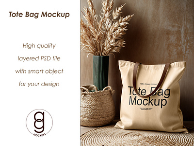 Tote Bag Mockup ai mockup boho style brand identity branding branding design canvas bag mockup design free mockup free shopping bag mockup free tote bag mockup free tote bag template graphic design identity label design logo design mockup free tote bag template