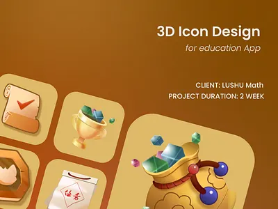 3D Icon design for Education App 3d illusration branding design graphic design icon illustration logo ui vector