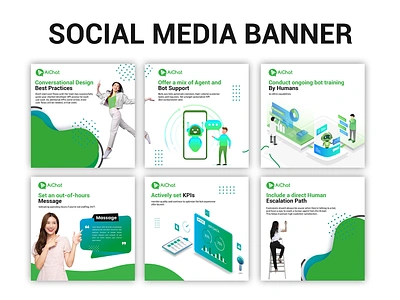 Social Media Post Design ai bot ai chat animation banner design banner mockup set bot branding chat bot createspace cover creative designs design facebook post graphic design illustration instagram post modern banner modern banner design post design social media design social media post design