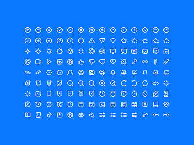 Outline Icons - Lookscout Design System design design system figma icon set icons lookscout modern saas ui vector