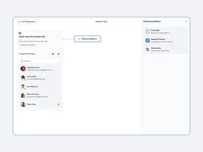 Pattern Flow: The Tech-Driven CRM Management Platform automation blue crm dashboard data design flow gnosis hotjar jira light pattern pattern flow pouya sepanta pouya sepatna ui workflow