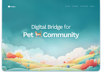 Hero Section for Petlyst🐈 hero section ui ui design webdesign