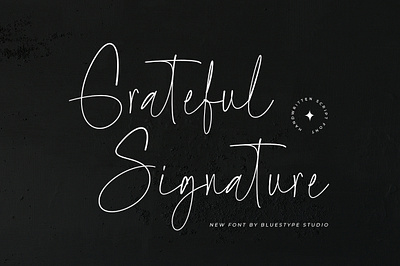 Grateful Signature Font branding design font font design free font graphic design illustration logo signature font type typography ui