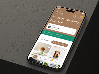 Coffee Shop Mobile App - Coffee Order app coffee coffee shop design ecommerce food delivery app ios marketplace mobile modern online shop shop template ui ui kit ux