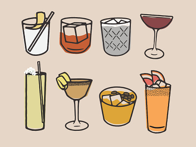 In Our Lifetime Drinks ai alcohol bar design drink graphic design graphics illustration logo spirits vector vintage