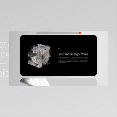 Website for the AI Art Museum branding design lending page logo ui uiux web web design