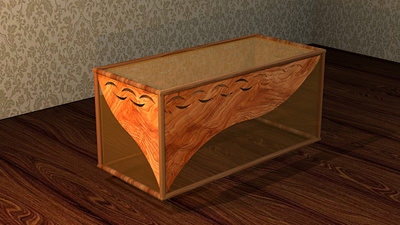 Amber table 3d graphic design interior tables