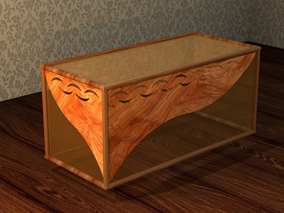 Amber table 3d graphic design interior tables