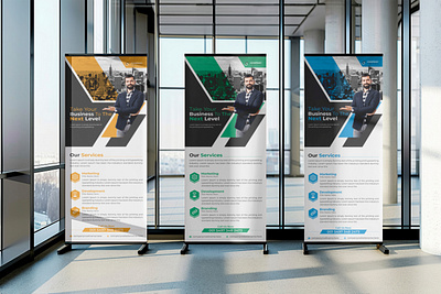 Roll Up Banner Design Template design