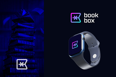 BookBox app logo design audio library and podcast. sell design. audio library audio book book branding creative design graphic design icon illustration logo logo design logodesign logotype podcast ui