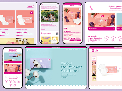 Responsive of MIA - My Inner Ally Website 3d aboxagency branding design ecommerce website feminine hygiene website graphic design logo responsive website shopify shopify development ui uiux design vector web design webdevelopment