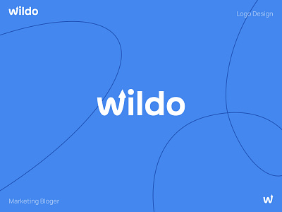 wildo arrow blog bloger brand branding chart design do graphic design growth identity lines logo logo design logotype marketing schedule wild will