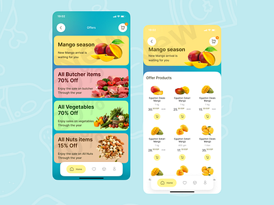 Groceries Mobile App apps design groceries groceries ui app mobile ui ui ui ux uiux