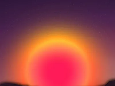 Neon Sunset art digital digital art graphic design neon