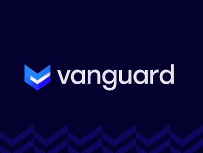 Vanguard abstract logo branding gradient logo it logo logo logotype modern logo