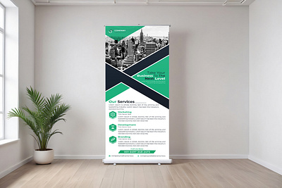 Roll Up Banner Design Template design