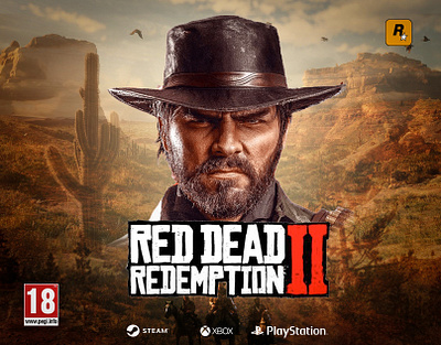 Game Poster | Design branding design game graphic design poster postergame rdr2